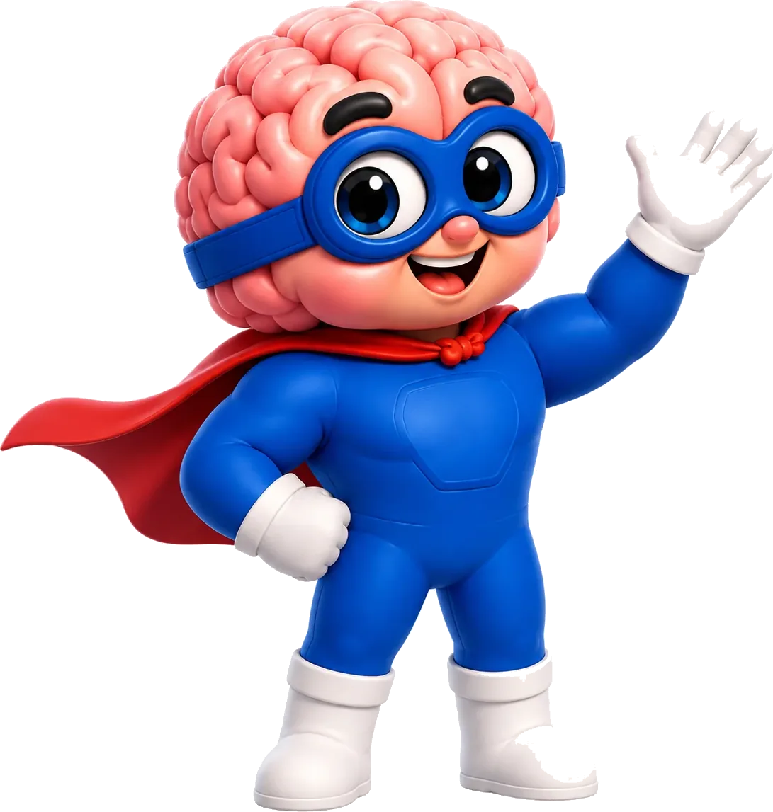 HealStroke brain mascot